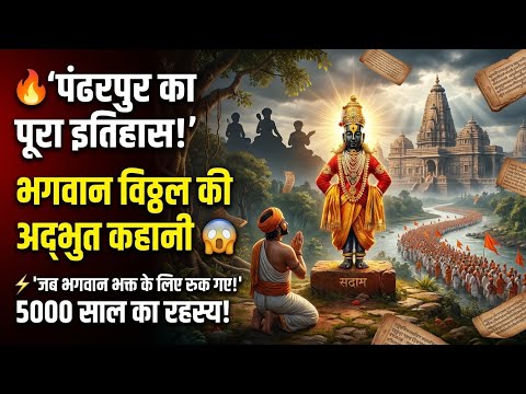 "पंढरपुर का पूरा इतिहास"😱"विठ्ठल आज भी ईंट पर क्यों खड़े हैं?"