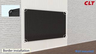 CLT 170 inch X-Board led display screen, Thickness is only 35mm.WIFI USB HDMI ,plug in and play screenshot 3