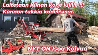 Halkoja Kiinan klapikoneella - onko kone äärirajoilla?