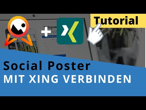 Social Poster mit Xing verbinden