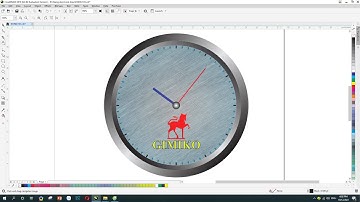 Corel Draw | Vẽ đồng hồ treo tường