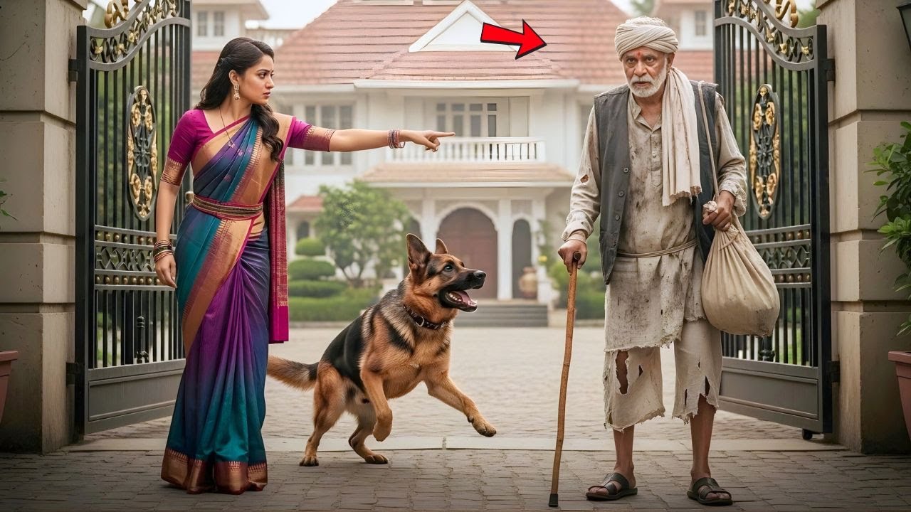 करोड़पति बाप भिखारी बनकर बेटे के घर गया तो बहु ने कुत्ता छोड़ दिया फिर जो हुआ देखकर.. #भारतनाटक