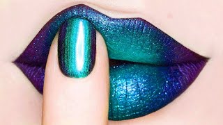 12 Unique Lipstick Hacks 💄 Beautiful Color Lipstick, Lipstick Makeup Tutorial