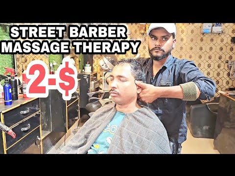 Indian Barber,Good Massage For Quick And Deep relax Very Satisfing