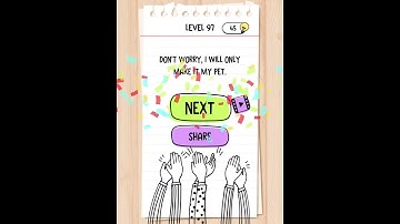 Brain Test: Tricky Puzzles Level 97 Walkthrough Solution Answers Solved