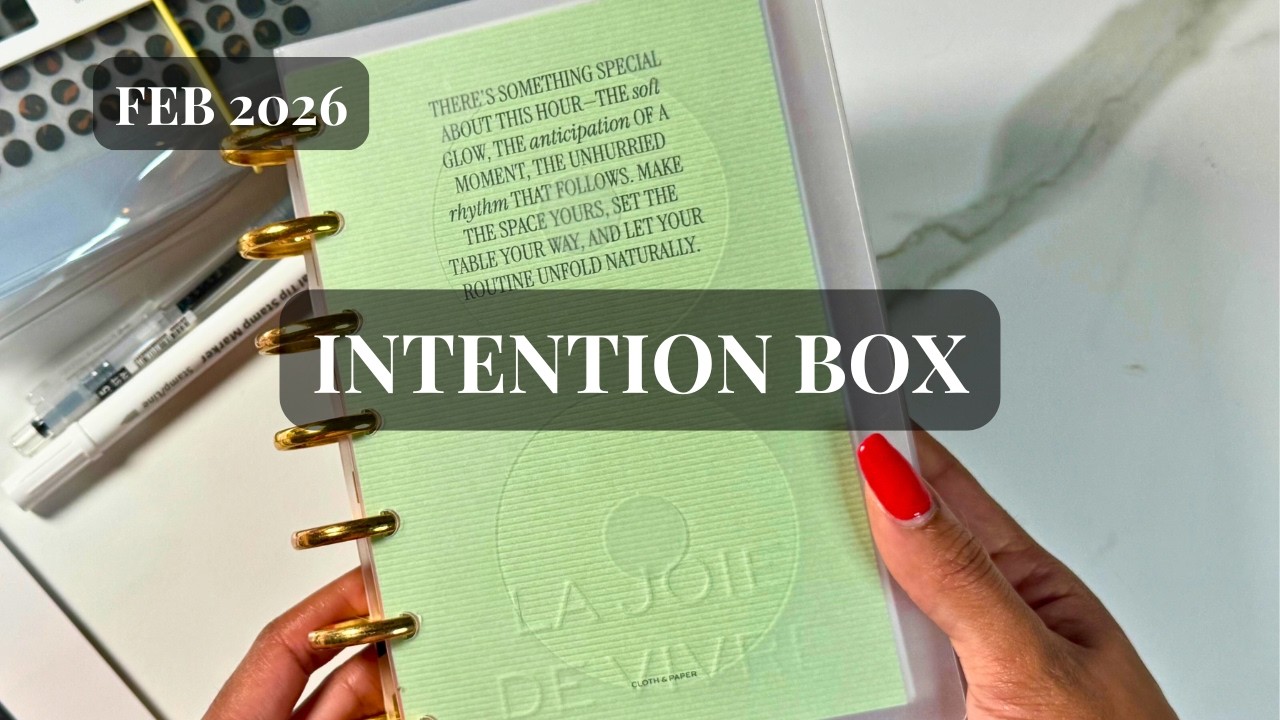 Cloth & Paper | February 2026 | Intention Subscription Box |  HP Mini