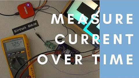 Marking current measurements over time using the uCurrent and Saleae Logic 8