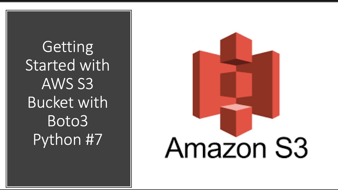 Getting Started with AWS S3 Bucket with Boto3 Python 7 YouTube