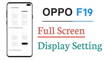 OPPO F19 Full Screen Display Feature