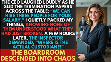 They Replaced My 25 Years With a $9K Consultant—The State Inspector’s Question Ended His Career