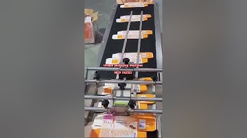 "Effortless Packaging: Stacker Conveyor से Pouches और Boxes की Printing आसान!"