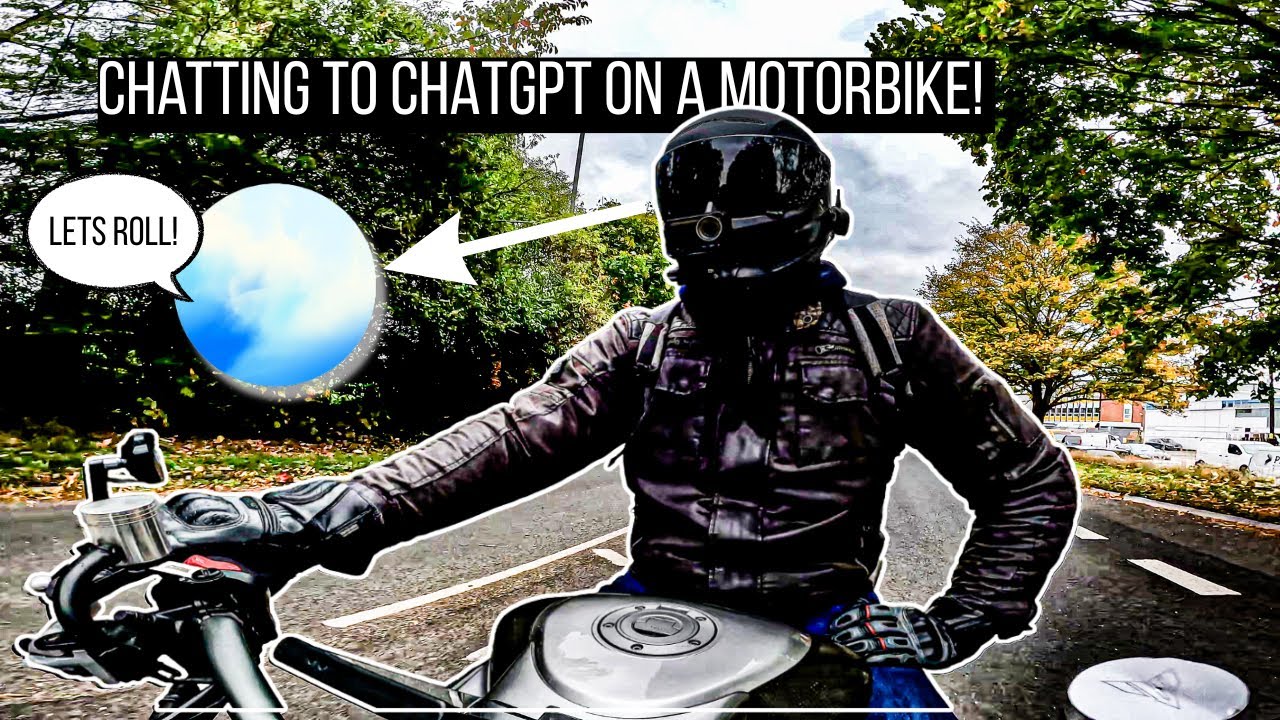 Общение с ChatGPT на мотоцикле