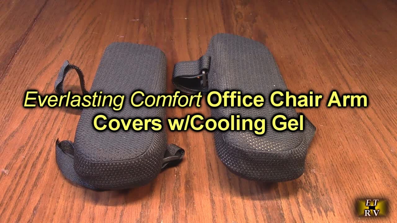 Everlasting Comfort Office Chair Arm Covers w/Cooling Gel for Elbow and  Forearm Support - REVIEW 
