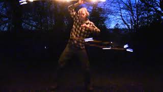 Hoop Isolation Day 35. Dual Fire Hoops!
