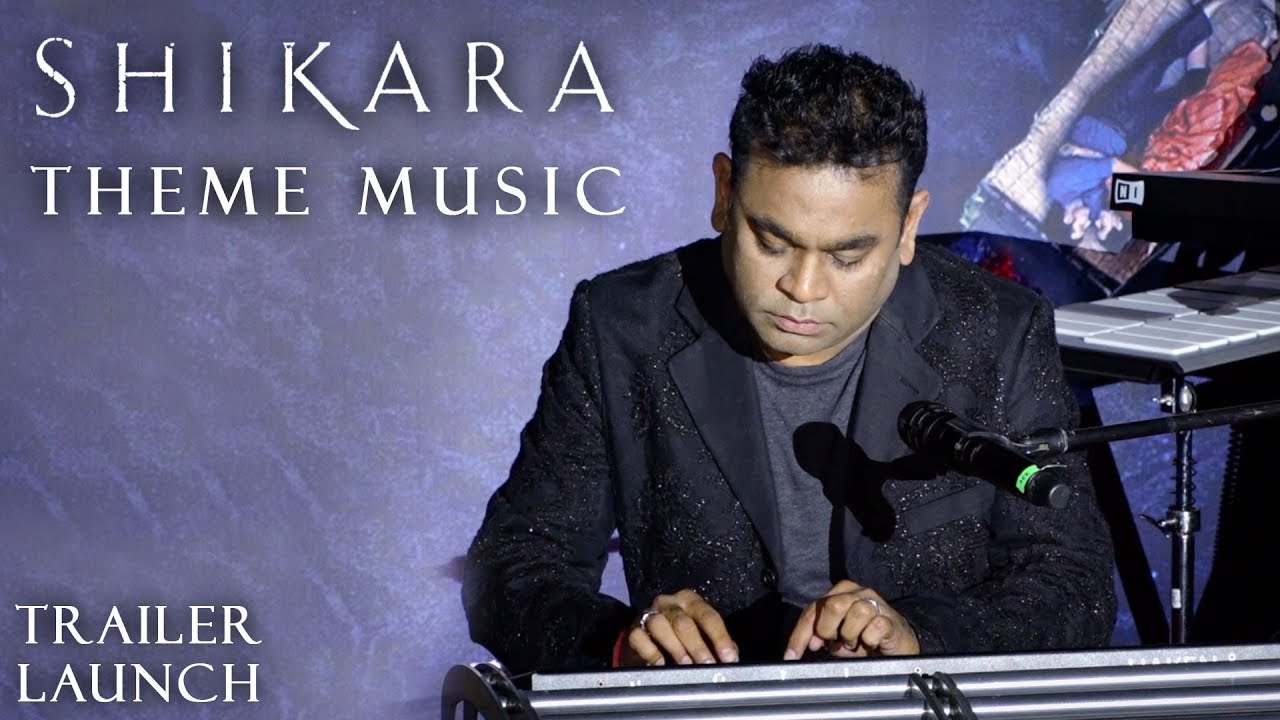 A.R.Rahman Performs Shikara Theme LIVE With Orchestra | Shikara Official Trailer Launch
