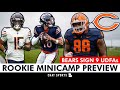 Chicago bears rookie minicamp preview ft caleb williams  rome odunze  bears sign 9 udfas