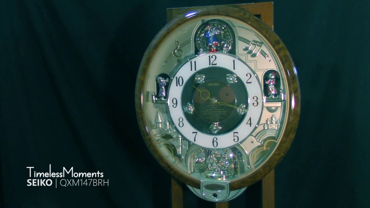 SEIKO 2006 Special Collector's Edition Clock - QXM147BRH [SOLD]  （セイコーからくり時計） - YouTube