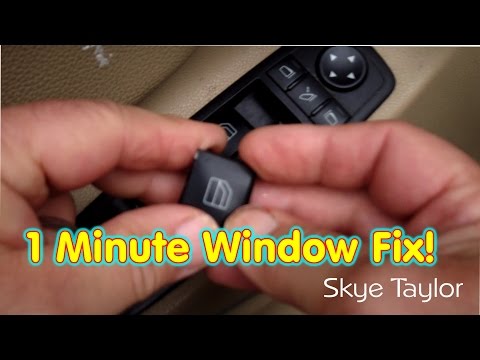 how-to-fix-a-broken-power-window-button-on-a-mercedes-gl450-–-class-ml---r