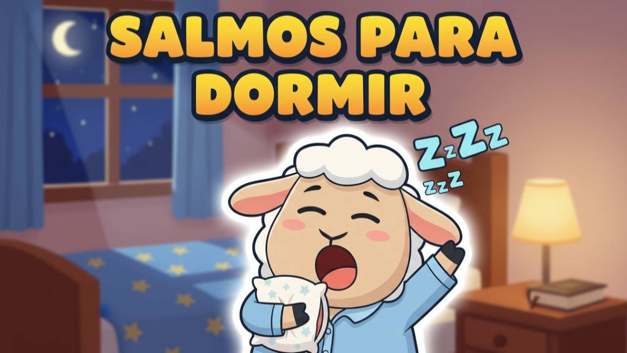 1 Hora de Salmos Cantados para Crianças Dormir em Paz | Música de Ninar ...
