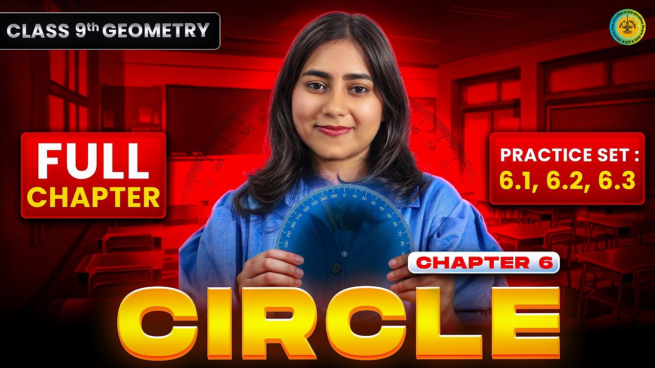 Std 9th Geometry | Chapter 6 Circle Full Chapter | Practice Set 6.1, 6. ...