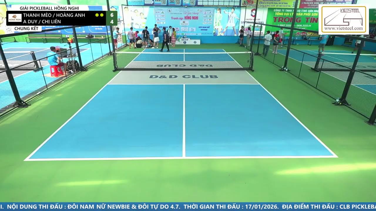 GIẢI PICKLEBALL THIỆN NGUYỆN TẾT YÊU THƯƠNG.TRANH CÚP HỒNG NGHI.