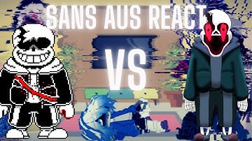 sans aus react to last breath sans vs vhs sans/gacha redux/first reaction video