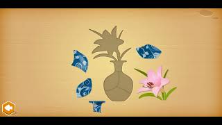 🌹Vase Puzzle 🧩 with Spoken Furniture Name - 690 Puzzles for Preschool Kids Walkthrough screenshot 4
