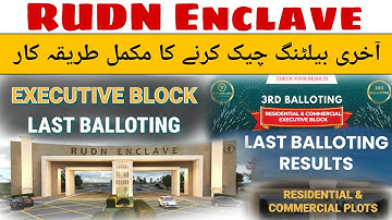 RUDN Enclave Complete procedure for checking final balloting