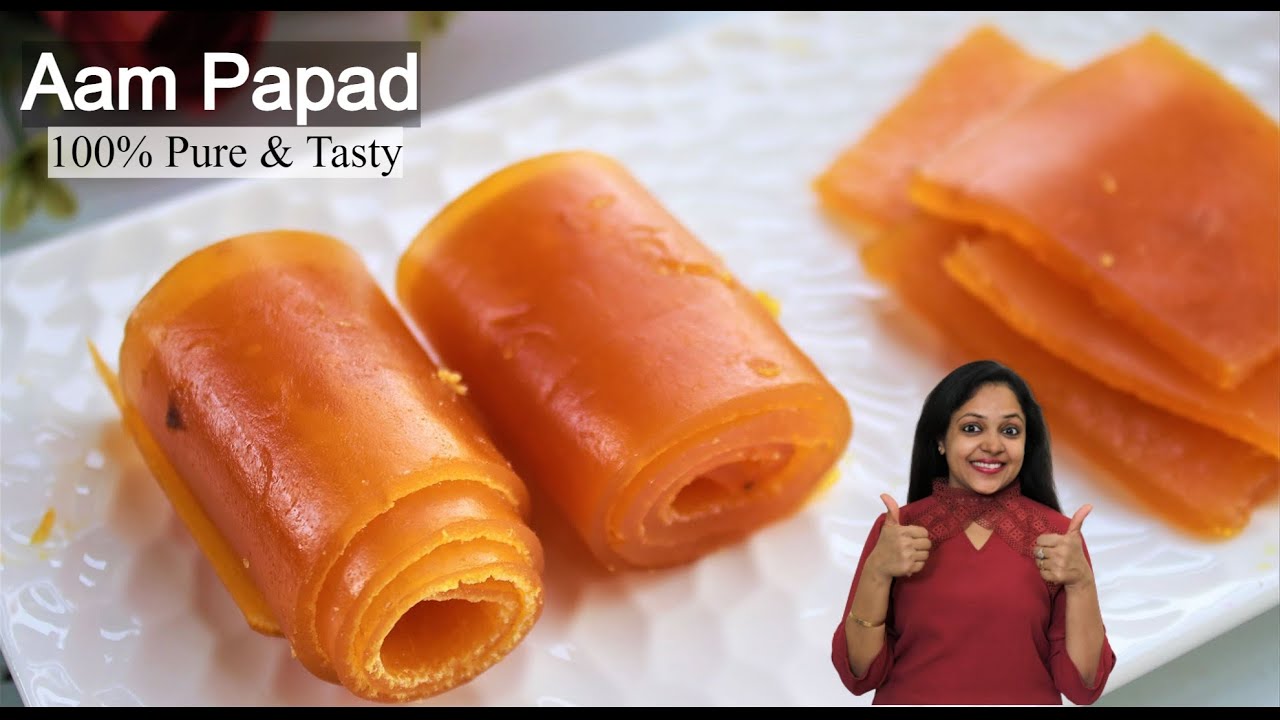 Homemade Aam Papad Recipe - This is how perfect Aam Papad is made at Home | Homemade Mango Papad | Healthy Kadai