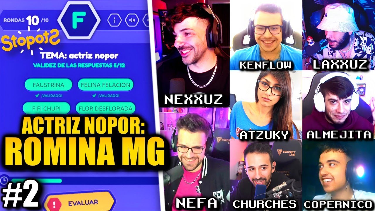 NEXXUZ y los ARKEANOS JUEGAN al STOP (PRIMERA VEZ de COPERNICO y ALMEJITA) SEGUNDA PARTE 😆