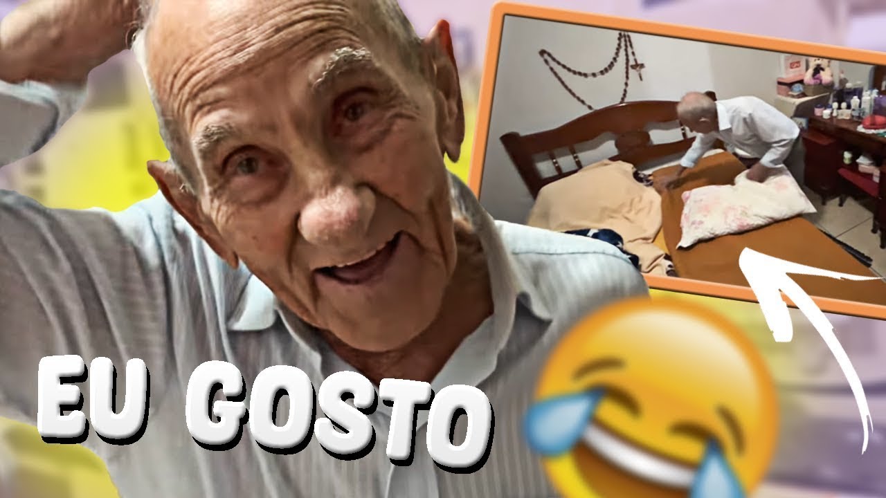 vovô já está se arrumando para dormir com a vovó 🤣🤣🤣