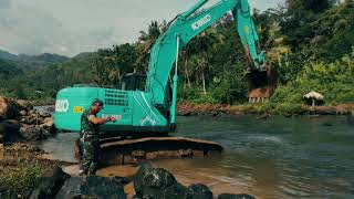 Kol. Inf Amir Mahmud Sebagai Dansektor 10 CH,Menjaga Sungai Citarum Melalui Pengerukan Sedimen