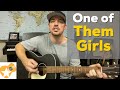 One of Them Girls | Lee Brice | Beginner Guitar Lesson