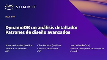 AWS Summit MC 2022 - DynamoDB un análisis detallado: Patrones de diseño avanzados (DAT401)