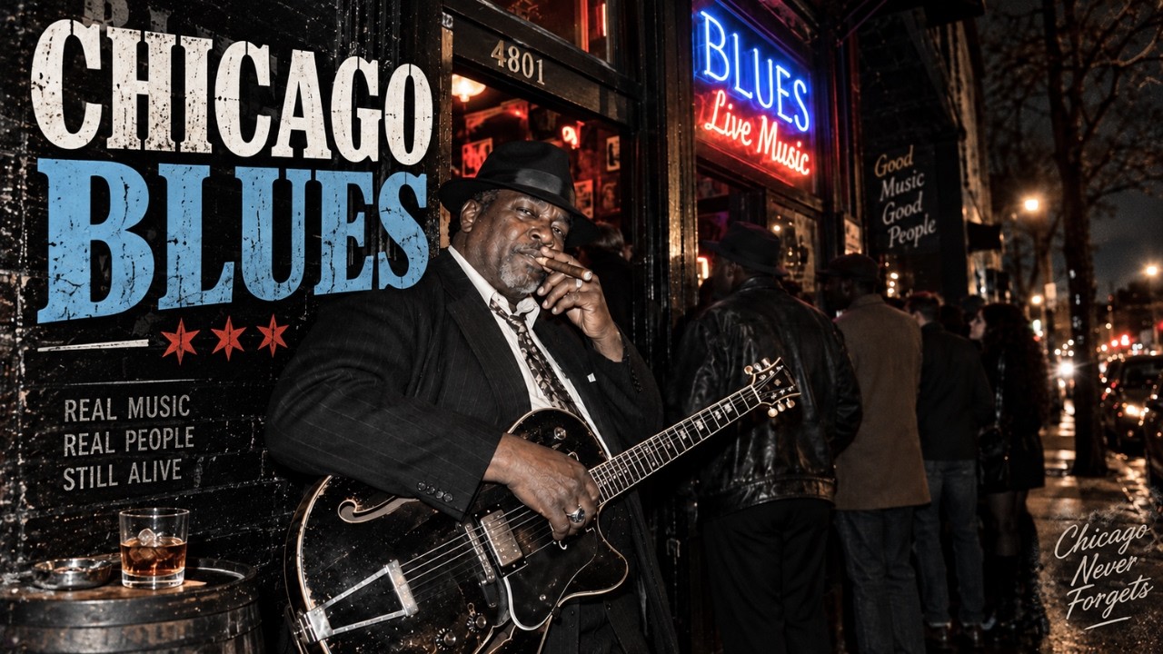 Chicago Blues After Dark | Slow Whiskey Blues for the Soul