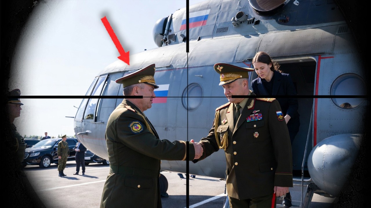 Снайпер выстрелил в российского генерала, который давал указания десантникам в аэропорту