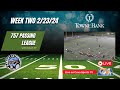 Passing at the plex week 2 presented by towne bank