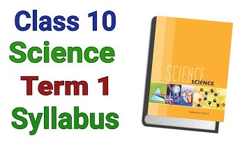 CBSE Term 1 Syllabus 2021-22 for Class 10th