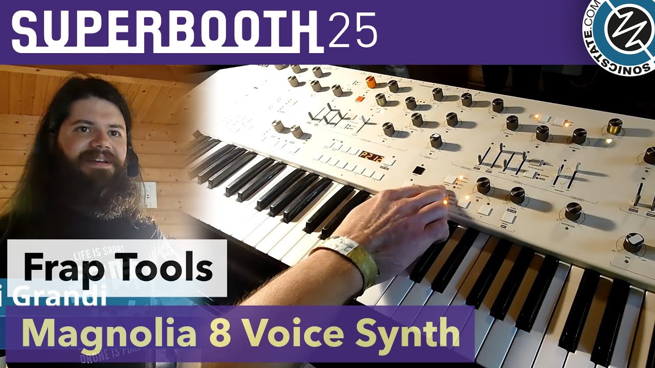 Frap Tools: Magnolia 8 Voice Synth - Superbooth 25 - YouTube