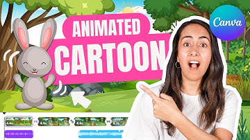 Create Animated Cartoons in Canva (Beginner Friendly)