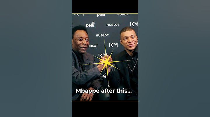 Mbappe meets Pele and then... 🔥🔥