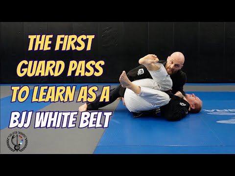 The First Guard Pass To Learn As A BJJ White Belt