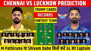 CSK vs LSG Dream11 Prediction IPL 2024 | Chennai vs Lucknow Comparison | cricket.com
