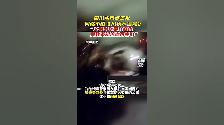 四川戒毒所點名批評網絡小說《風情不搖晃》文學創作要有底線，莫讓英雄流血再寒心，5日出版社回應該書歌頌毒梟愛情：已了解情況，正在處理 - 天天要聞