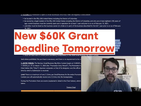 Major Grant Deadline Is Tomorrow | Here&rsquo;s How To Apply