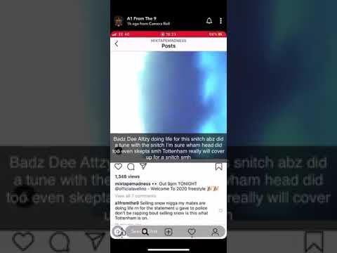 A1 From The 9 Calling Out Avelino On Snap For Being A Snitch
