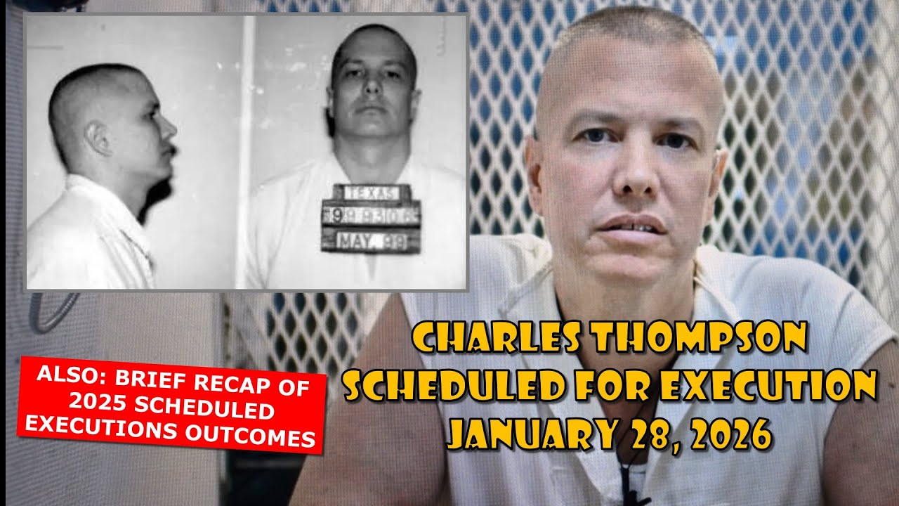 Scheduled Execution (01/28/26): Charles Thompson – Texas Death Row – Killed ex-G/f & Her New B/f