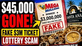 Woman Scammed Out of $45,000 in Jewelry With Fake $3 Million Lottery Ticket