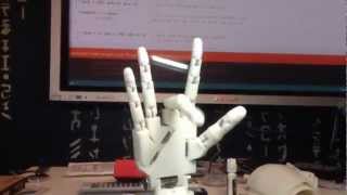 Haptic robot arm project, full servo test