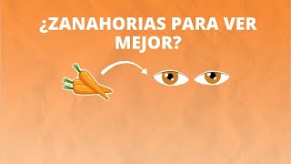 ¿Es verdad que las zanahorias mejoran la vista?